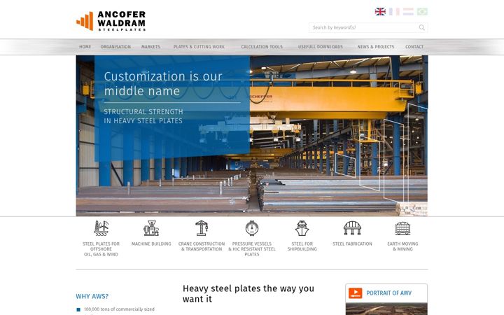 Screenshot of ancoferwaldram.com