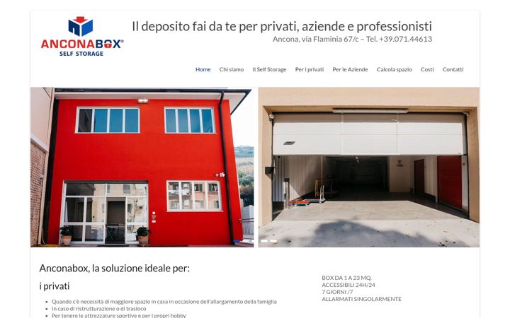 Screenshot stránky anconabox.it
