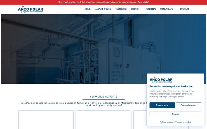 Screenshot of ancopolar.ro