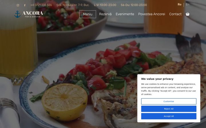 Screenshot of ancora-cherhana.ro