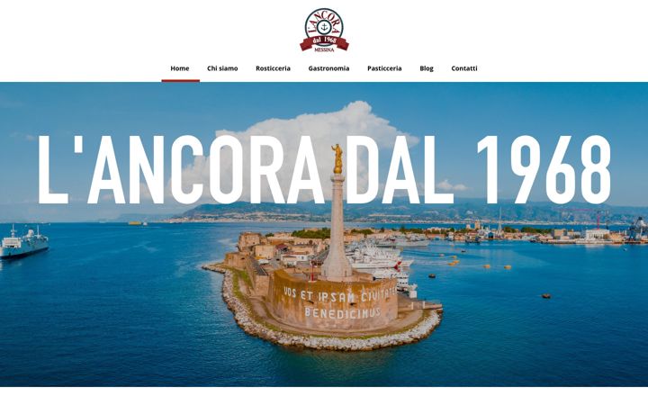 Screenshot stránky ancoradal1968.it