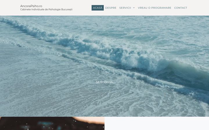 Screenshot of ancorapsiho.ro
