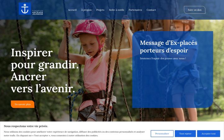 Screenshot of ancragejeunesse.com