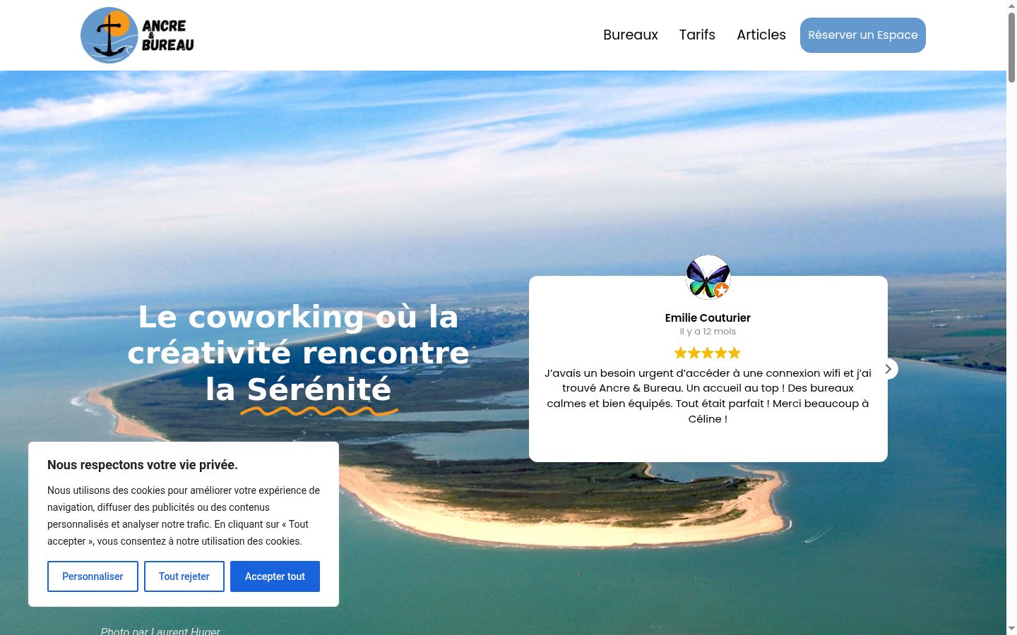 Screenshot tal-banner tal-kunsens muri qabel kwalunkwe interazzjoni