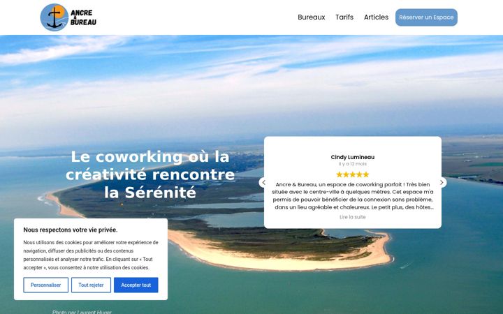 Screenshot of ancrebureau.com