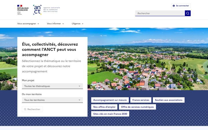 Screenshot of anct.gouv.fr