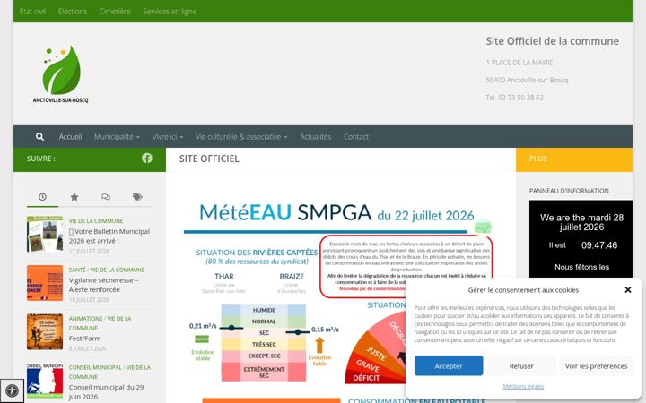 Skjámynd af anctovillesurboscq.fr