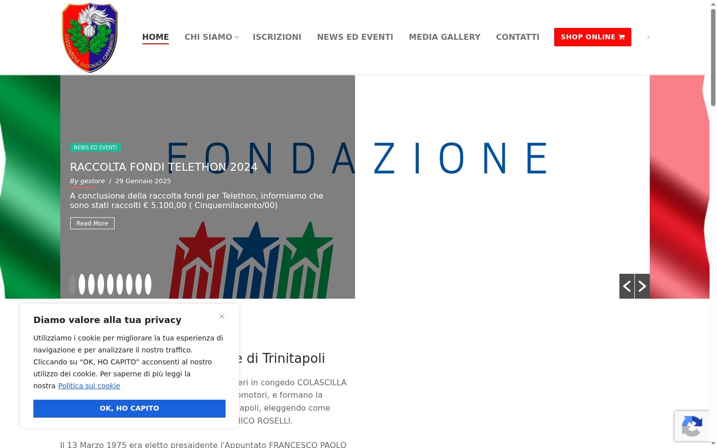 Screenshot des Einwilligungsbanners vor jeglicher Interaktion