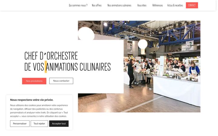 Screenshot of ancuisine.fr