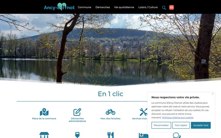 Skjámynd af ancy-dornot.fr