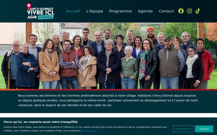 Skjámynd af ancydornot2026.fr