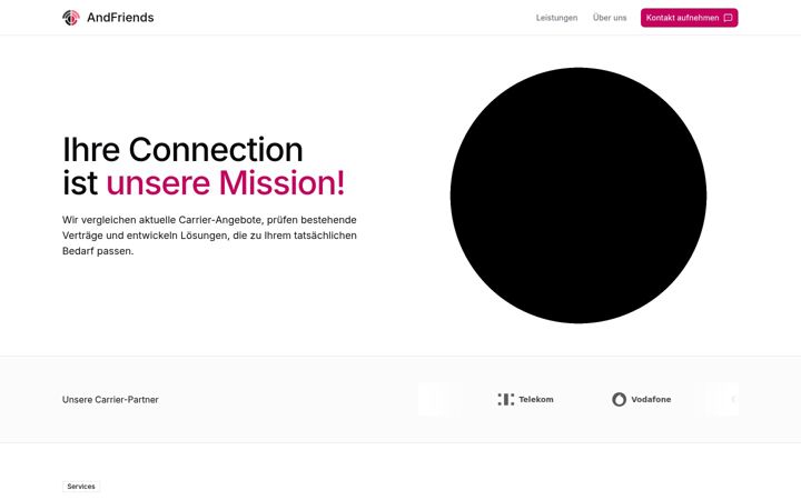 Screenshot of and-friends.business