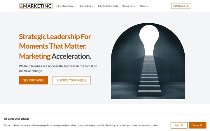 Screenshot of and-marketing.com