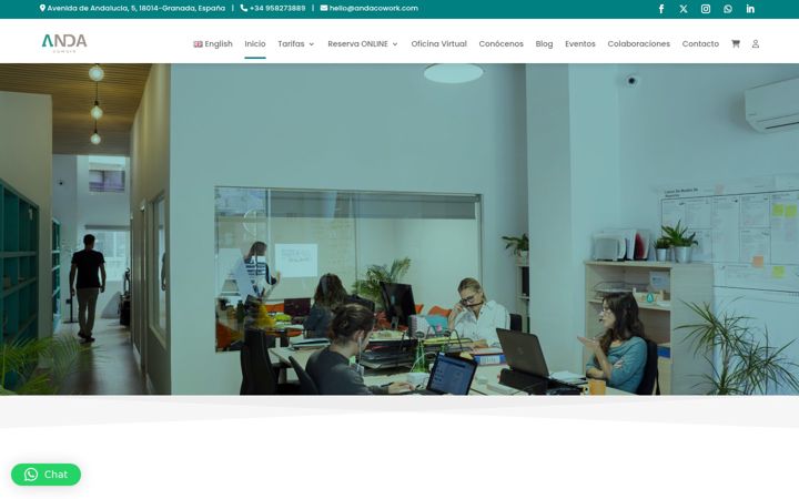 Zrzut ekranu andacowork.com