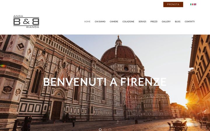 Screenshot of andaerianda-bedandbreakfast.com