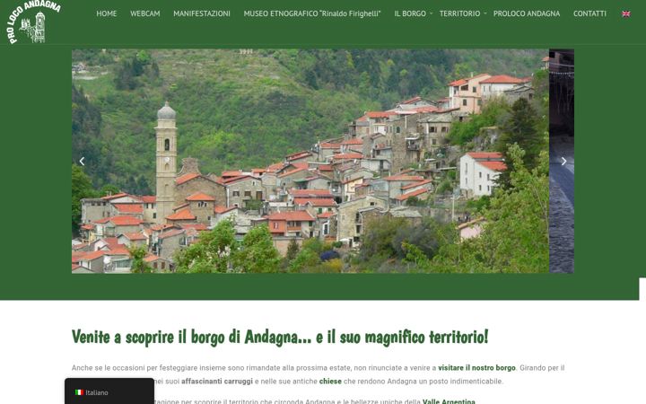 Screenshot of andagna.it