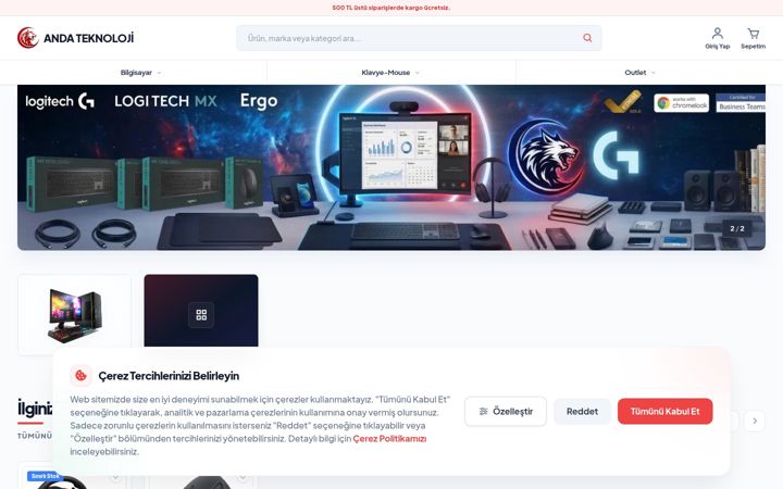 Screenshot of andagrup.com.tr