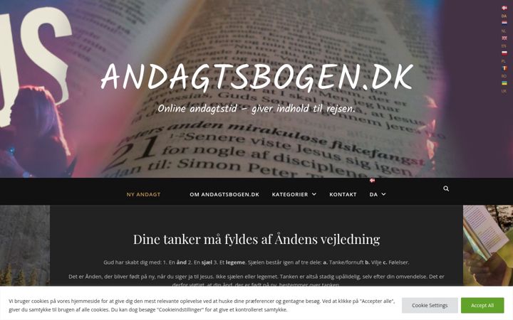 Screenshot of andagtsbogen.dk