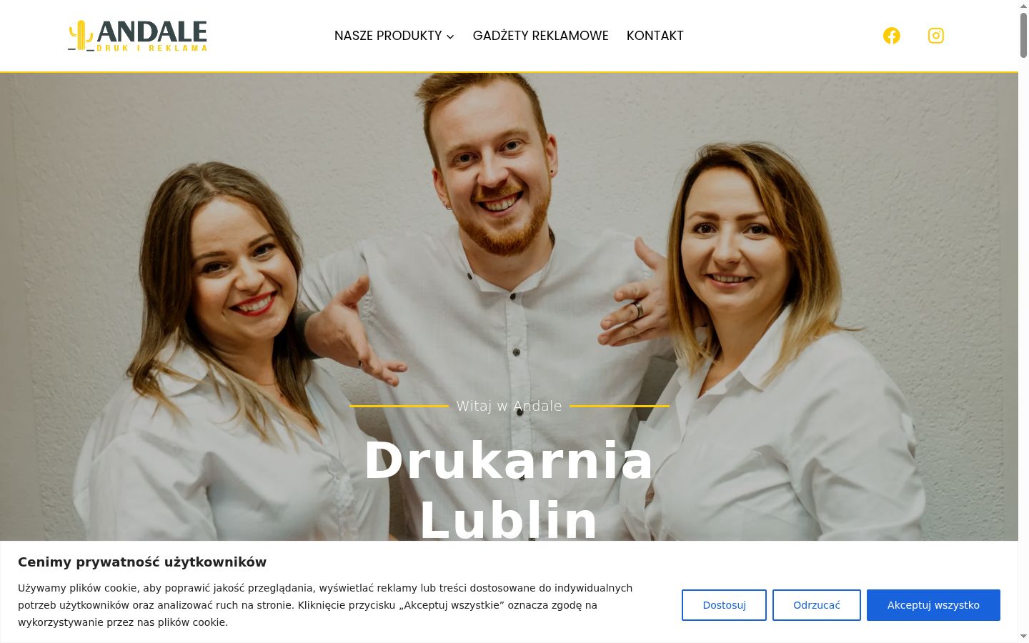 Posnetek zaslona pasice za privolitev, prikazane pred kakršno koli interakcijo