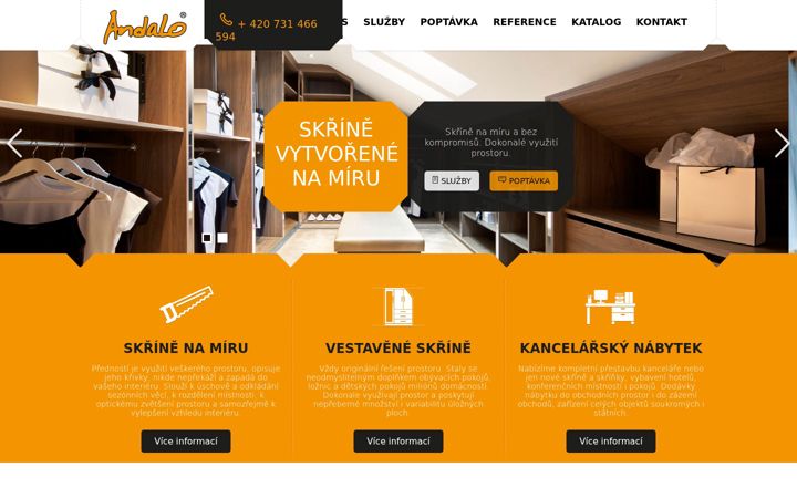 Screenshot of andalo-skrine.cz
