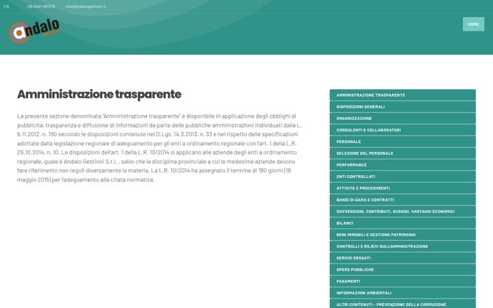 Screenshot of andalogestioni.it