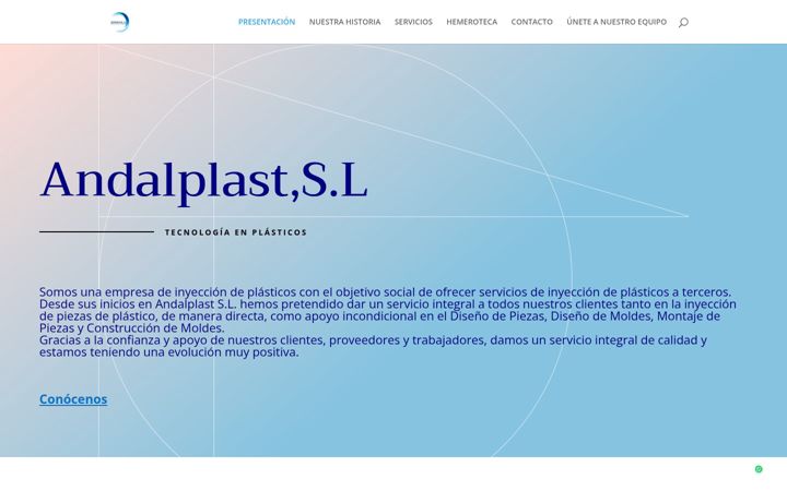 Screenshot of andalplast.com