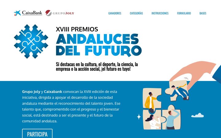 Screenshot of andalucesdelfuturo.es