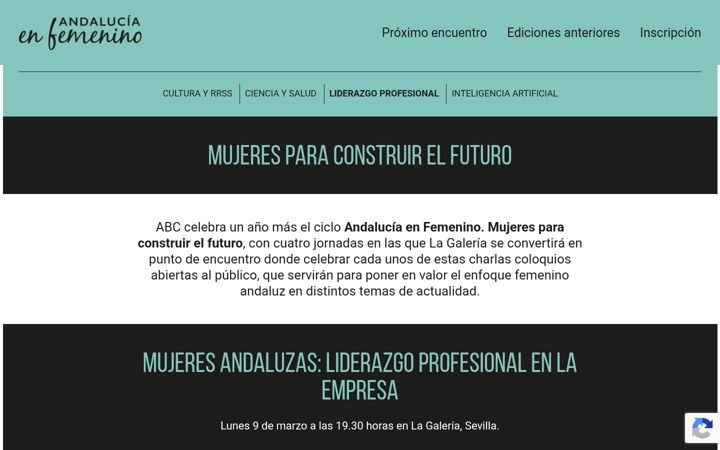 Екранна снимка на andaluciaenfemenino.es