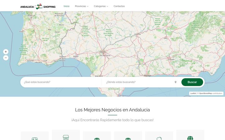 Screenshot of andaluciashopping.es