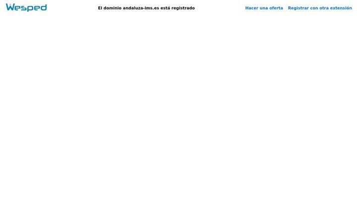 Screenshot of andaluza-ims.es