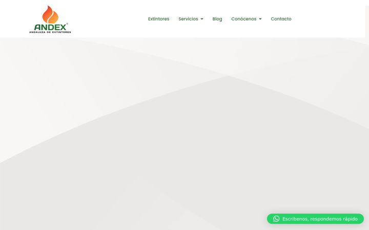 Screenshot of andaluzadeextintores.com