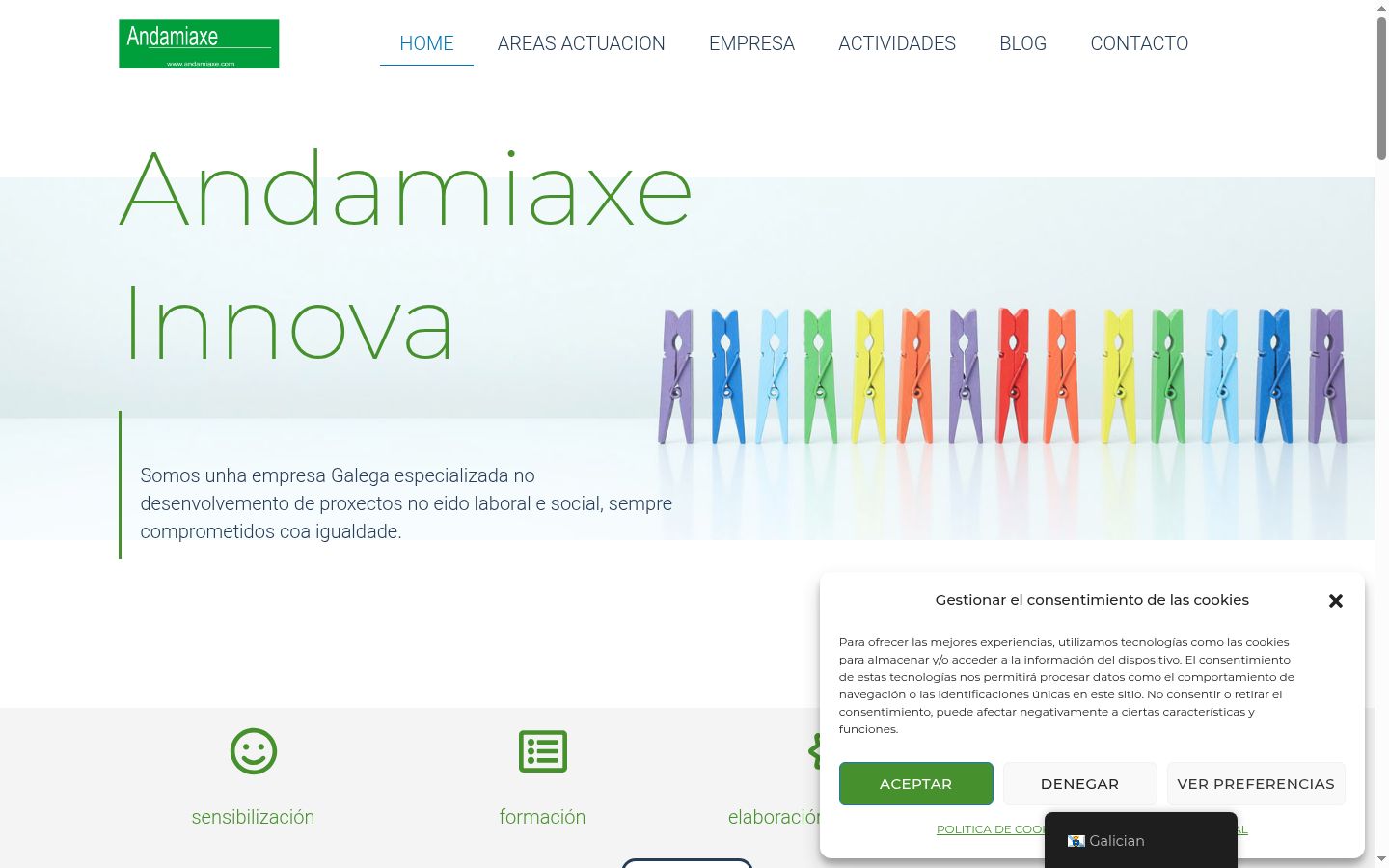 Sutikimo reklamjuostės, rodytos prieš bet kokią sąveiką, ekrano kopija