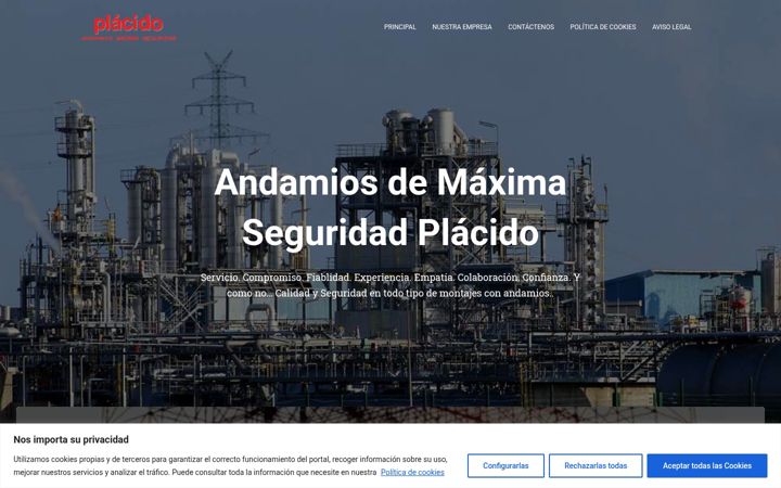 Screenshot of andamiosplacido.com