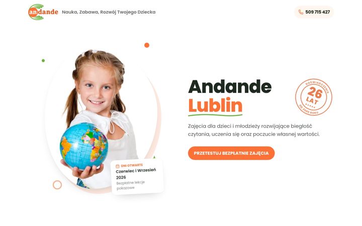 Screenshot of andande.com.pl