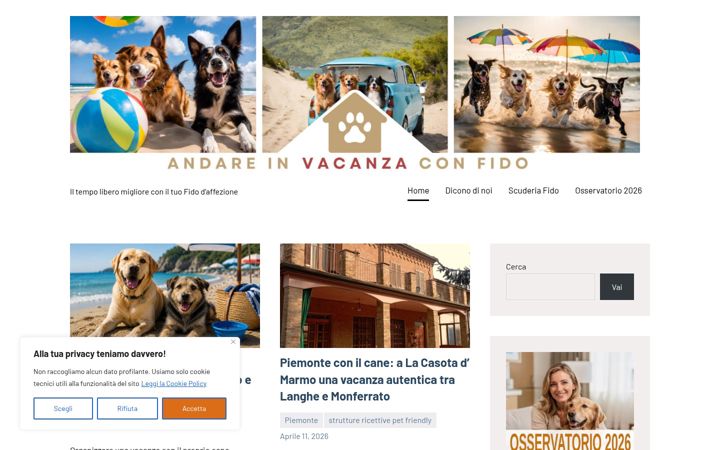 Screenshot of andareinvacanzaconfido.com