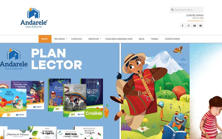 Screenshot of andarele.com