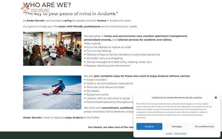 Screenshot of andarserveis.com