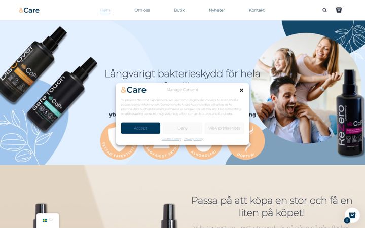 Screenshot of andcares.se