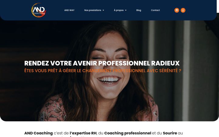 Screenshot of andcoaching.fr