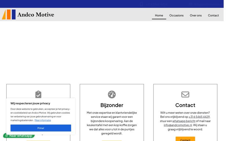 Screenshot di andcomotive.nl