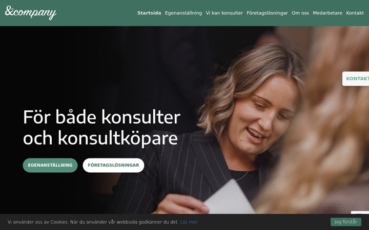 Zrzut ekranu andcompany.se