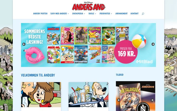 Screenshot of andeby.dk