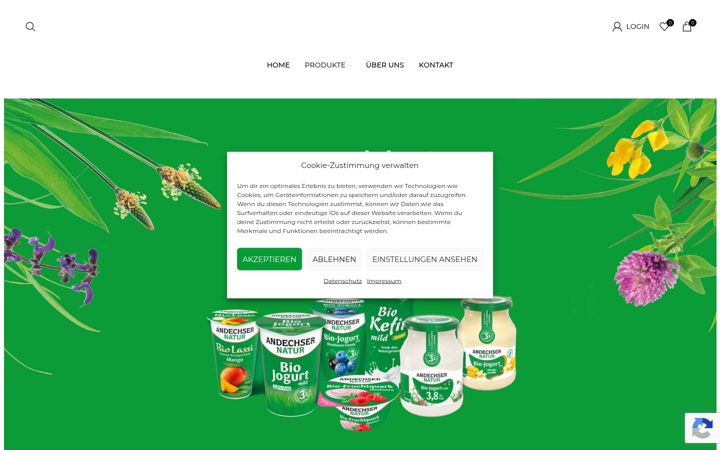 Screenshot of andechser-feinschmecker.de