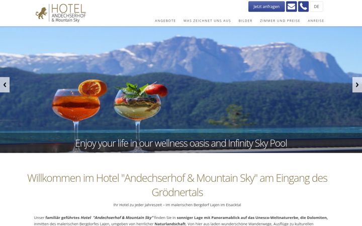 Screenshot of andechserhof.it