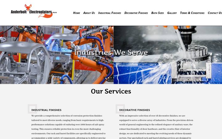 Screenshot of andele.co.za