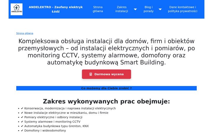 Screenshot of andelektro.pl