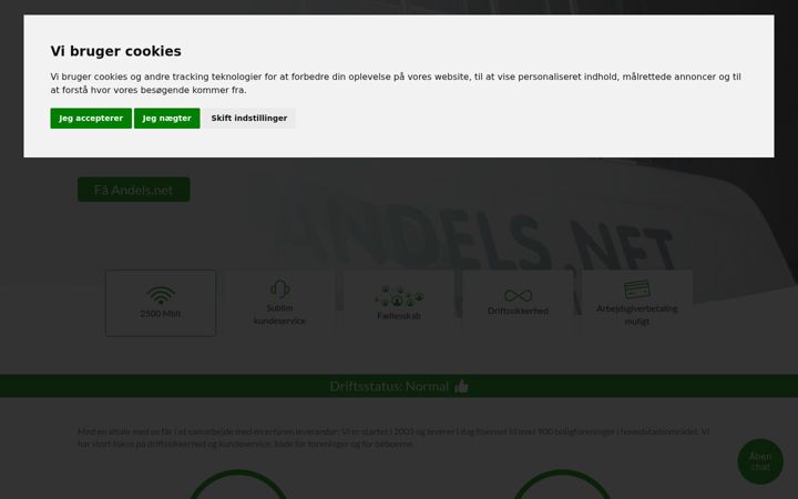 Screenshot of andels.net