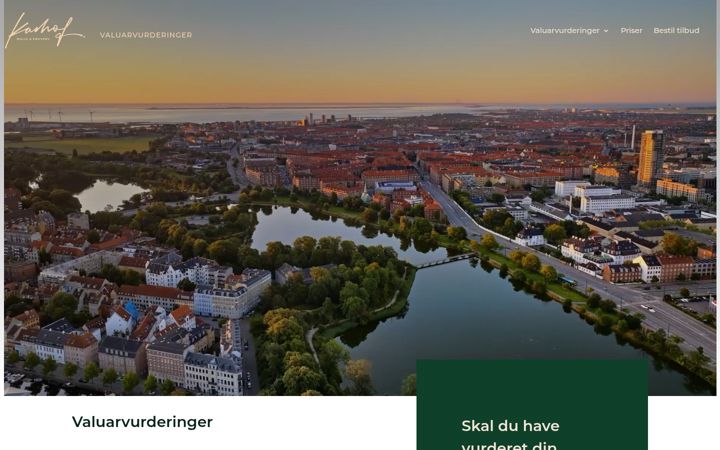 Screenshot of andelsboligvurderinger.dk