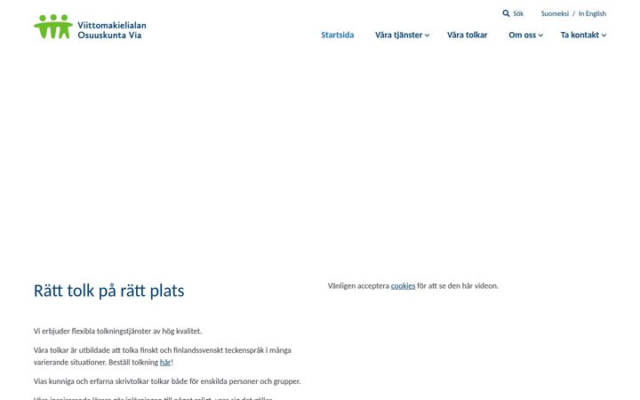 Screenshot of andelslagetvia.fi