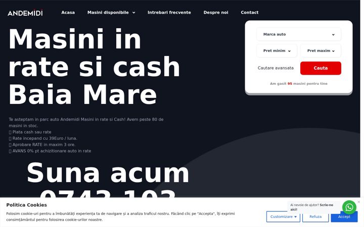Screenshot of andemidi.ro